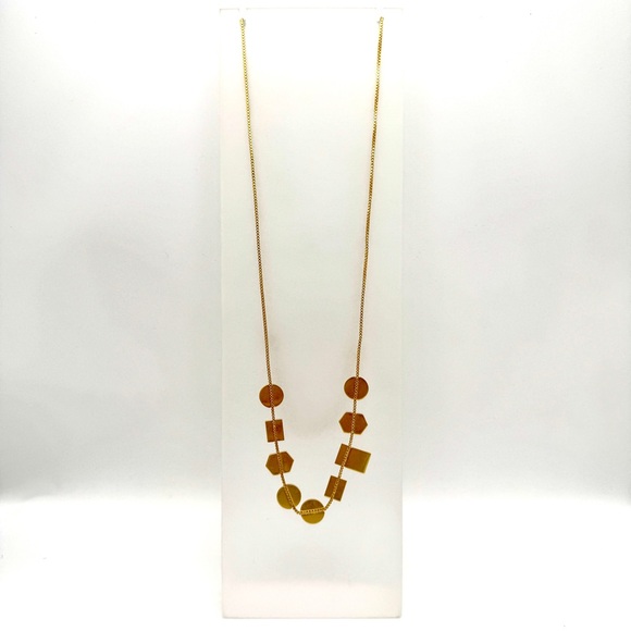 MADEWELL Gold Holding Pattern Necklace - Picture 3 of 7